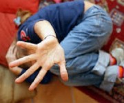 Spedali Civili di Brescia - manifestazione per riportare a casa il bimbo di 7 anni