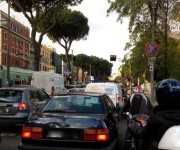 viabilità Roma largo La Loggia