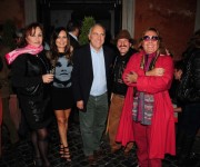 Adriana Russo, Deborah Bettega, Claudio Bucci (produttore film) Angelo Nizzo e Leopoldo Mastelloni - Trionfa nelle sale cinematografiche d'Italia ''MrAmerica''