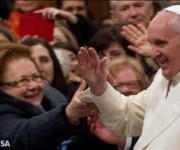 Papa Francesco in Piazza di Spagna per l'omaggio all'Immacolata