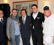 da sin. Gaetano Castellano, Dario Duro, Mario Da Vinci, Alessandro Olandese e Peppe Pignatiello -Tra approvazione bilancio e nuove prospettive l'ADA guarda al 2014.