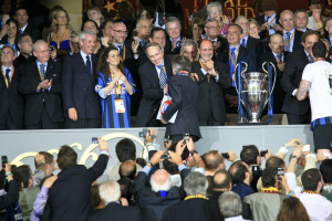 MADRID, 22-05-2010 / FOTO MARCO DE PONTI UEFA CHAMPIONS LEAGUE FINALE '09-'10 BAYERN MUNCHEN - INTER 0-2 : PREMIAZIONE