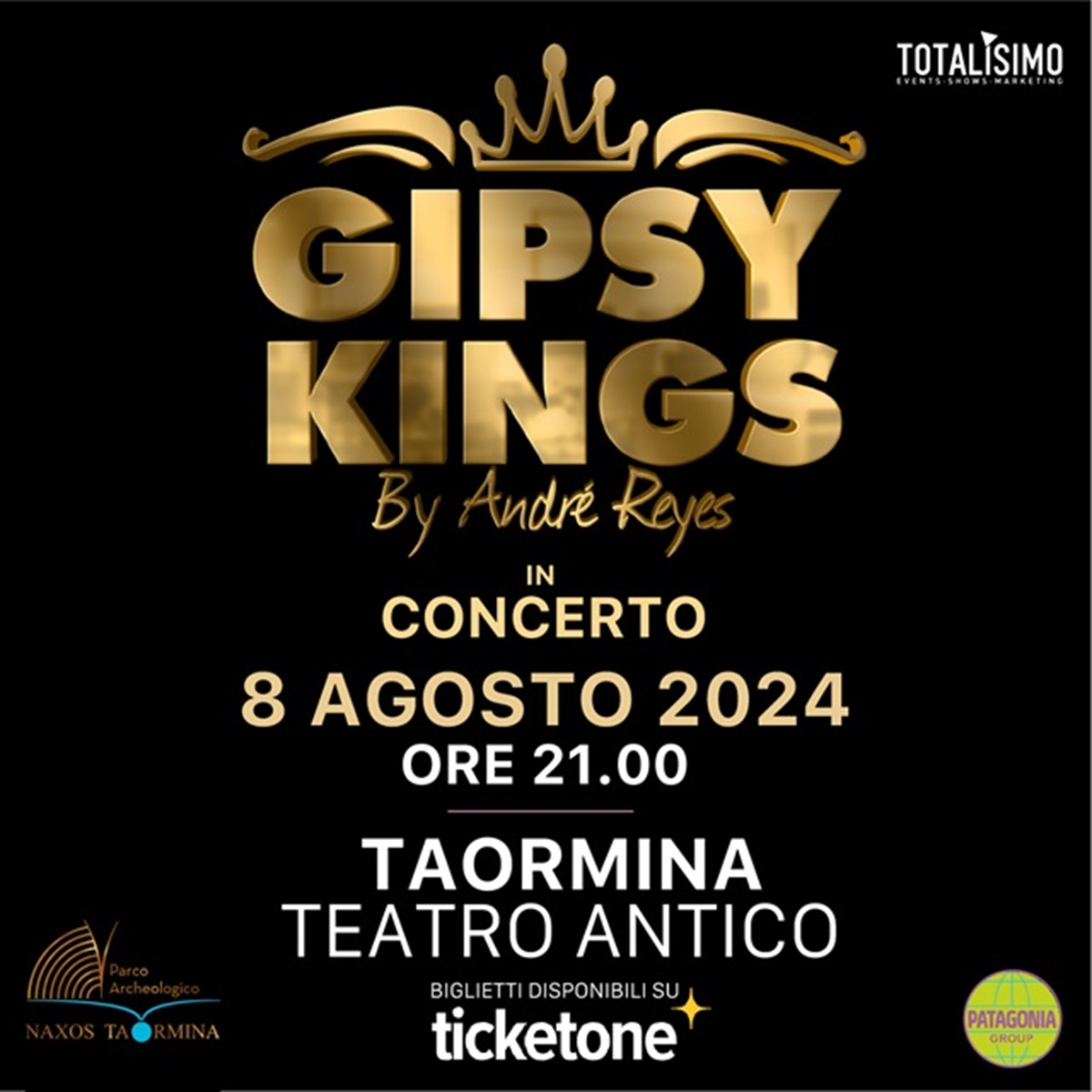 Gipsy Kings by André Reyes a Taormina 8 agosto 2024