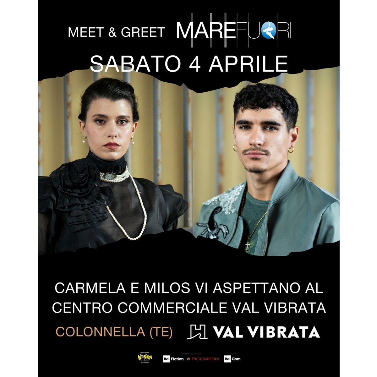 Il Tour ufficiale di Mare Fuori arriva a Colonnella
