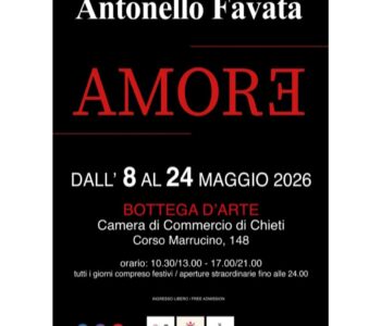 L’artista teatino Antonello Favata torna ad esporre nella sua Chieti