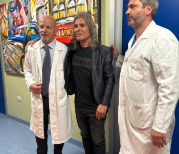 IL PITTORE FERNANDO MANGONE DONA DUE OPERE ALL’OSPEDALE DI EBOLI