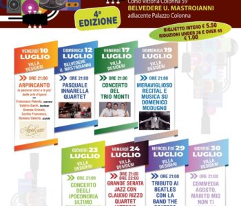 Al via la 4^ edizione del Festival Città di Marino