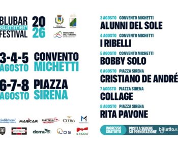 Blubar Summer Festival 2026: al via oggi la 24ª edizione