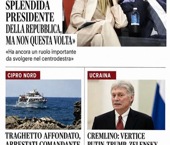 PRIMA PAGINA 31 Agosto 2026