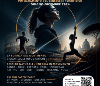 Al via “EQUILIBRIUM”: il CUS Roma Tor Vergata lancia il progetto di salute preventiva e welfare basato sul paradigma One Health