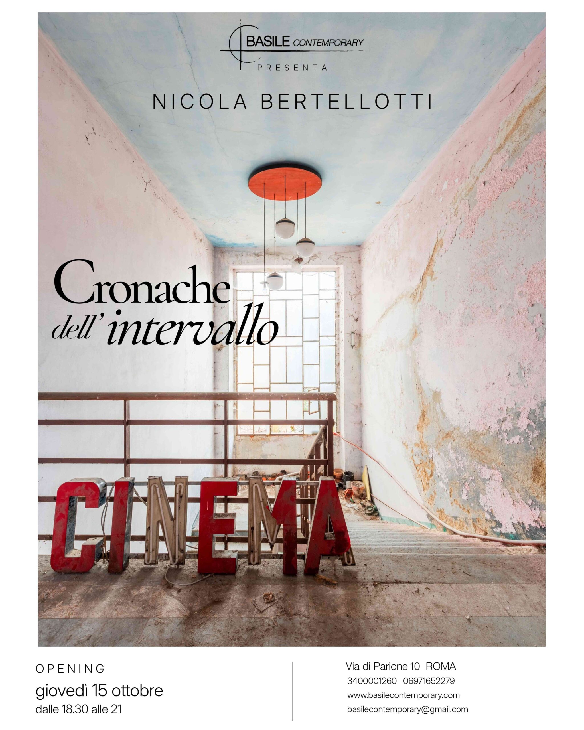 Basile Contemporary presenta “Cronache dell’intervallo” di Nicola Bertellotti